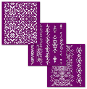 Silkscreen Stencils - Delicate Lace