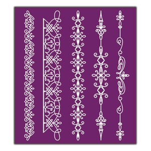 Silkscreen Stencils - Delicate Lace