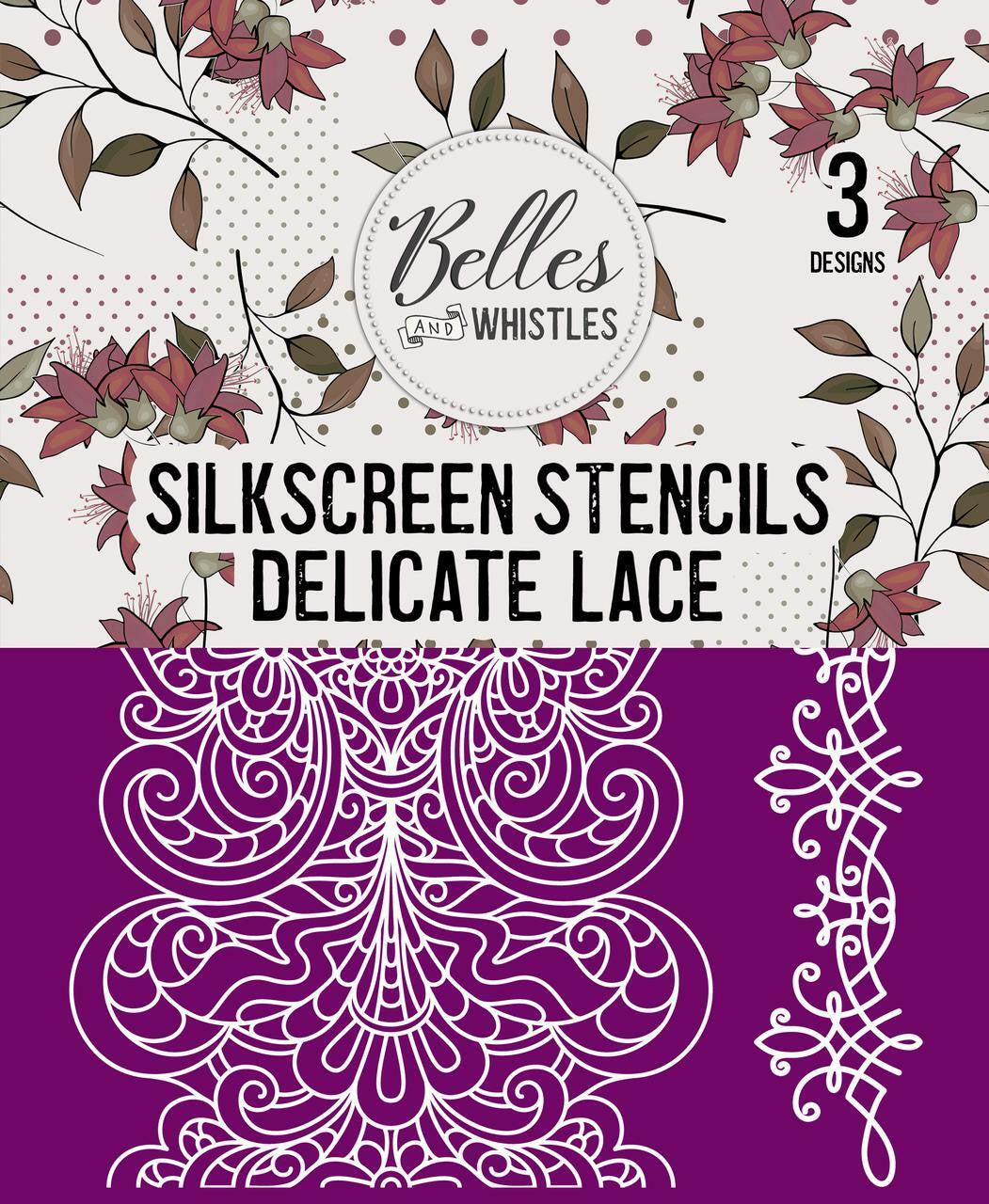 Silkscreen Stencils - Delicate Lace