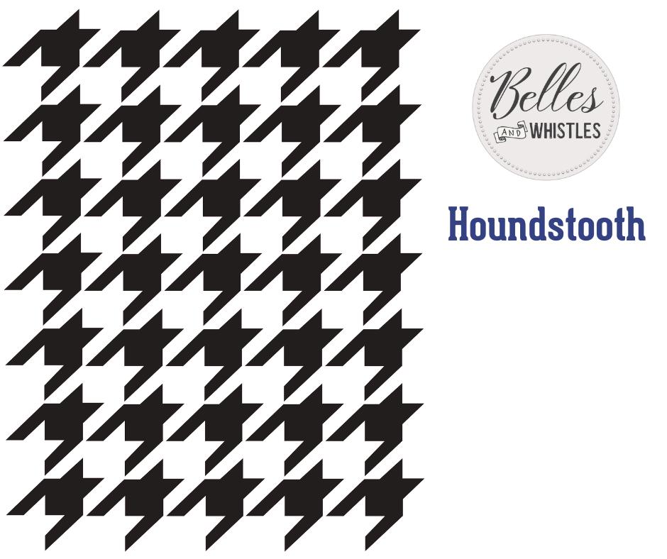 Mylar Stencil - Houndstooth