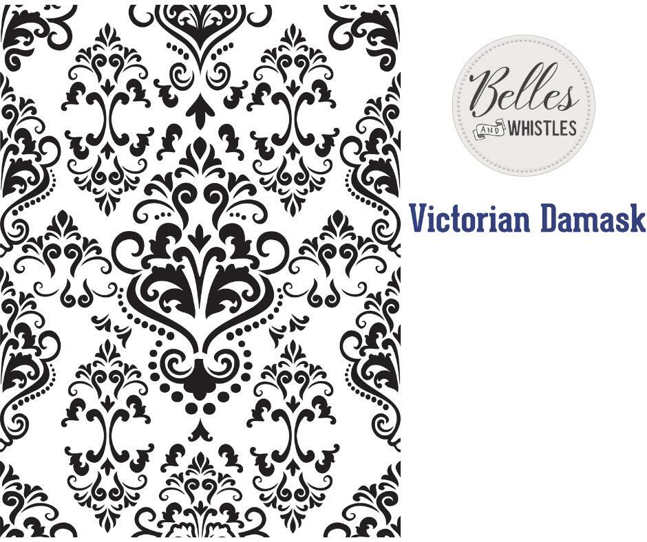 Mylar Stencil - Victorian Damask