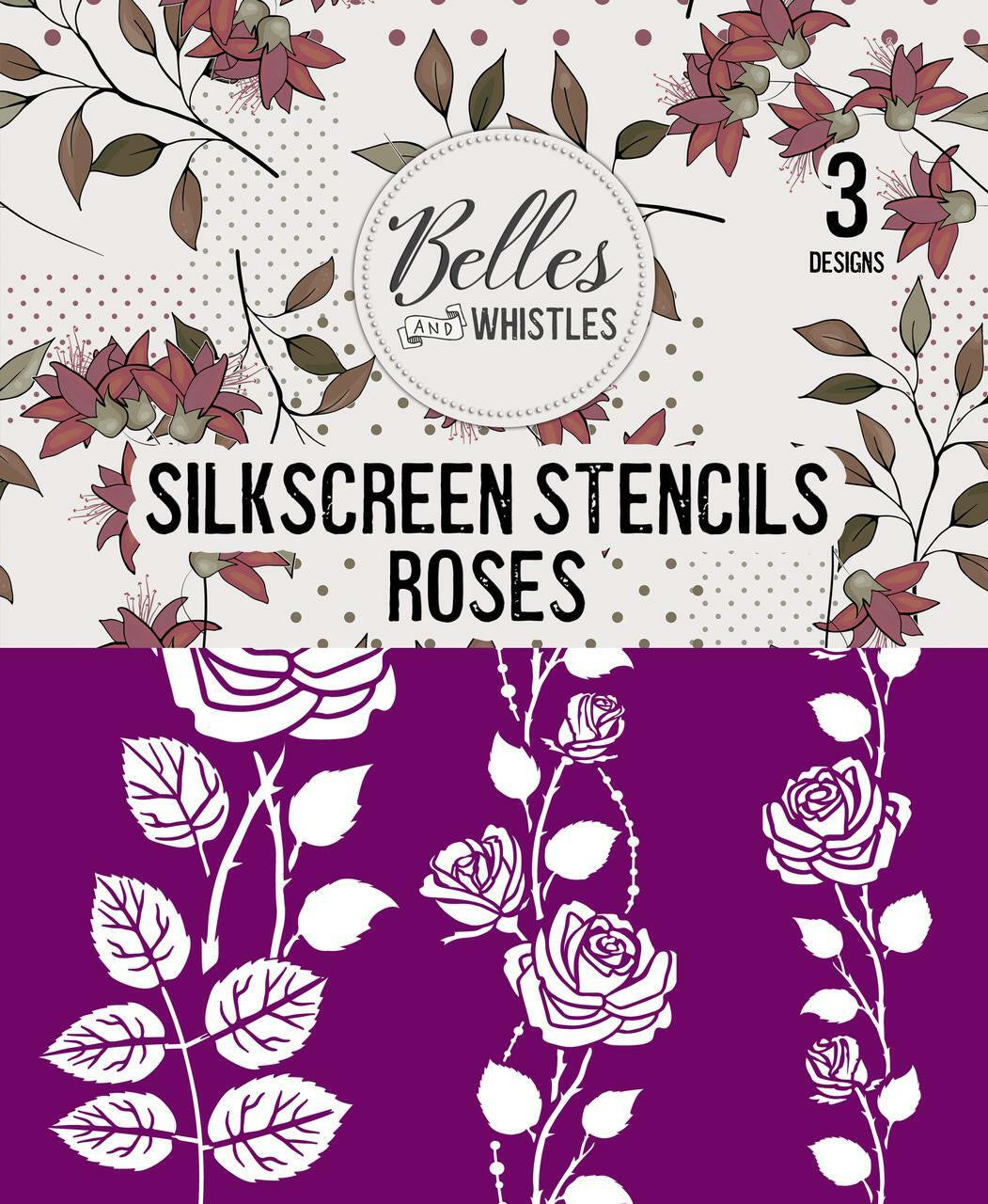 Silkscreen Stencils - Roses