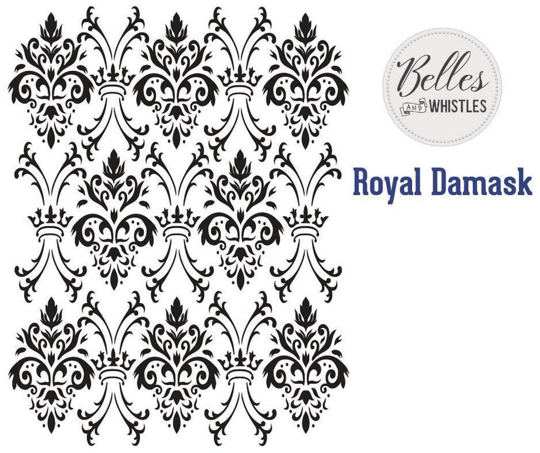 Mylar Stencil - Royal Damask