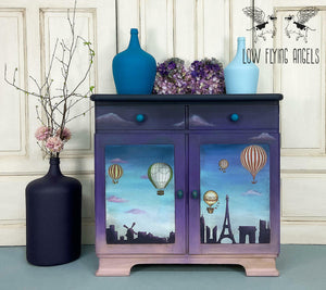 Transfer - Hot Air Balloons & Clocks